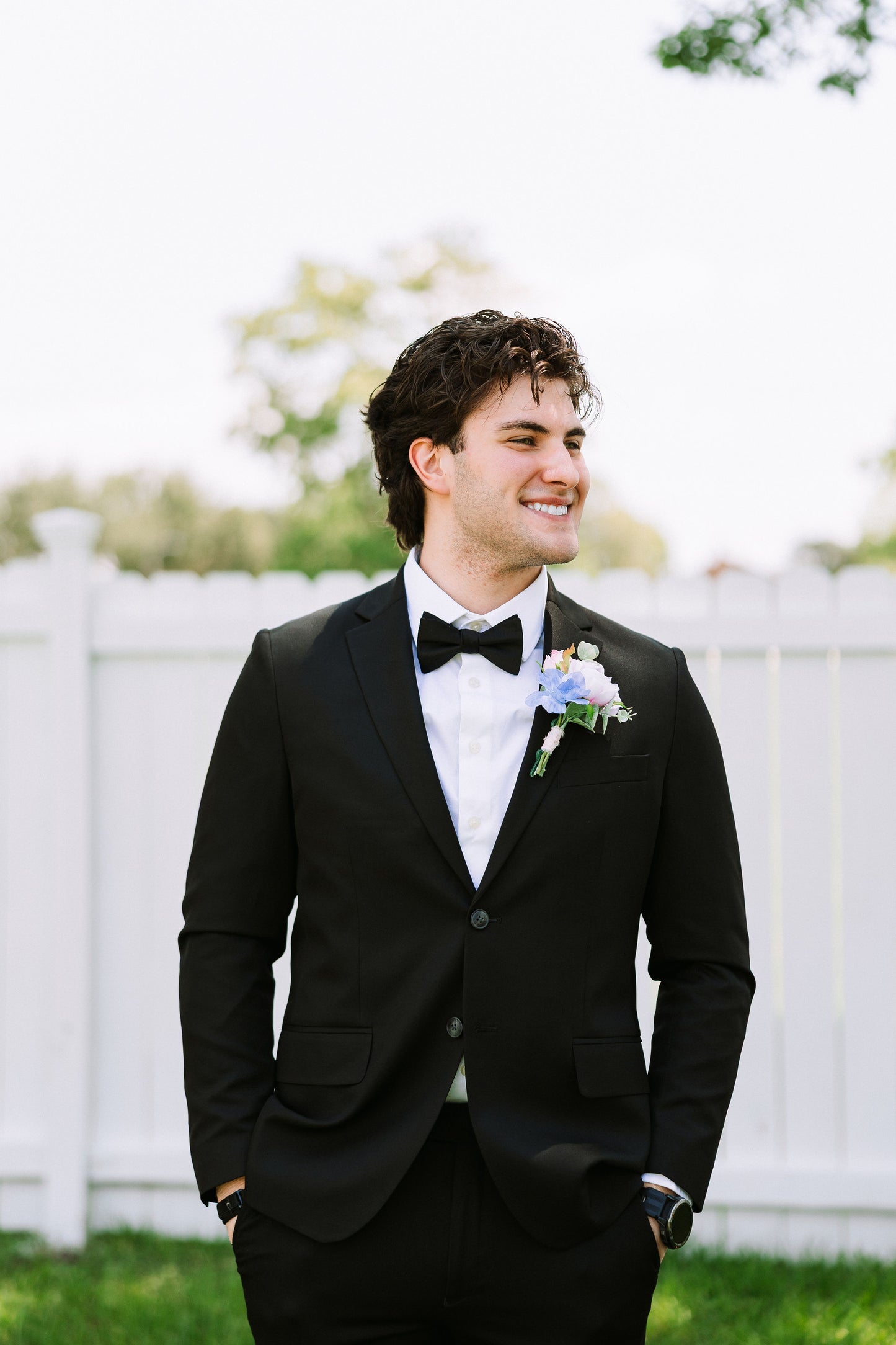 Opal Boutonniere